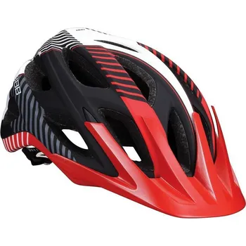 BBB přilba BHE-68 Nerone (černo/červená)