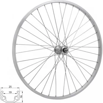 Zapletené kolo OEM přední zapletené kolo 28' 622 36d Union/CnSpoke (stříbrná)
