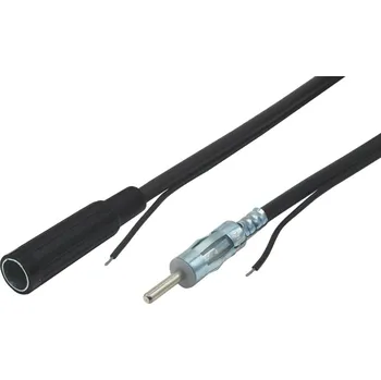 Autoanténa Prodlužovací kabel DIN - DIN +ovl.vodič, 450cm