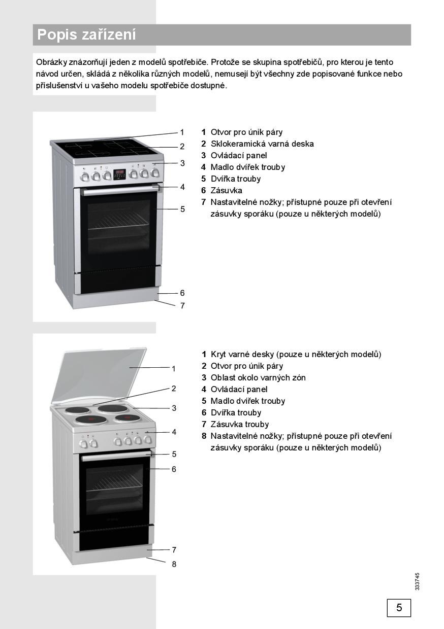 Uživatelská příručka Gorenje EC 57320 AX Zbozi cz