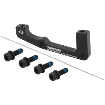 Brzda na kolo Shimano adapter přední PM/IS 203 mm (černá)