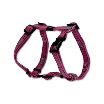 Postroj pro psa Postroj ROGZ Fancy Dress Pink Bones XL