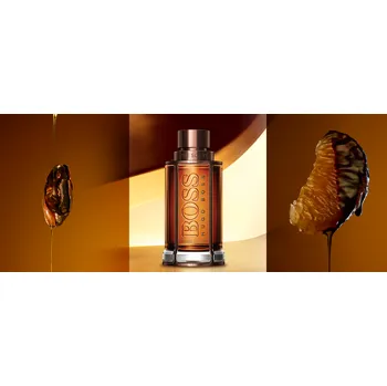 mandarinka, káva, flakon parfém Hugo Boss Boss The Scent
