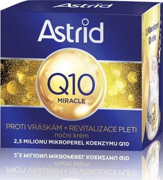 Pleťový krém Astrid Q10 Miracle noční krém proti vráskám 50 ml