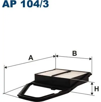 Vzduchový filtr Vzduchový filtr Filtron AP 104/3