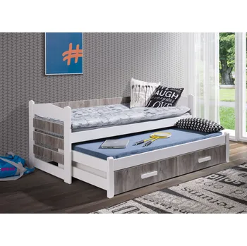 MebloBed Rozkládací postel Tiago s úložným prostorem 90x200 cm