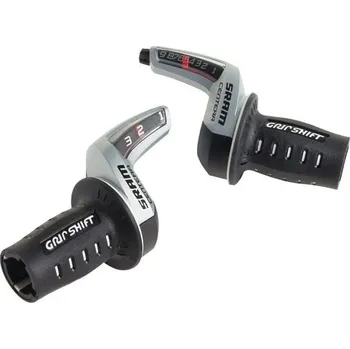 Komponent pro jízdní kolo SRAM řazení Centera 3x9 GripShift (černá/stříbrná)