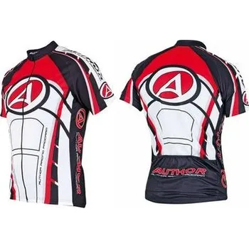cyklistický dres Author cyklo dres ARP-12 (černá/červená)