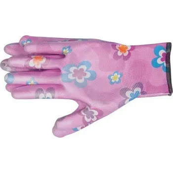 Pracovní rukavice Rukavice pracovní růžové 10"