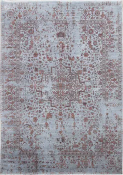 Koberec Diamond Carpets DC-Sirapi Silver/Copper 365 x 457 cm