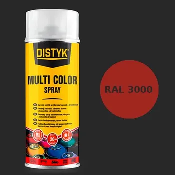 Barva MULTI COLOR SPRAY 400 ml, RAL3000, Ohnivě červená