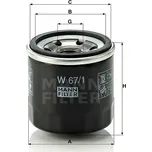 Olejový filtr Mann-Filter W 67/1