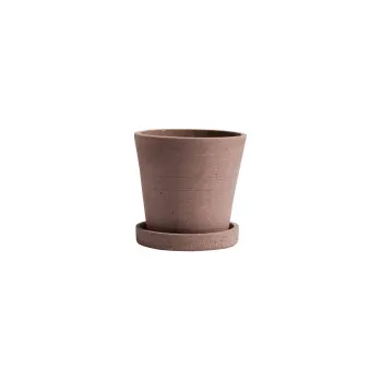 Květináč Květináč Flowerpot s podmiskou Terracotta S