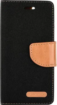 Pouzdro na mobilní telefon Mercury Canvas Book pro Huawei P8 Lite černé