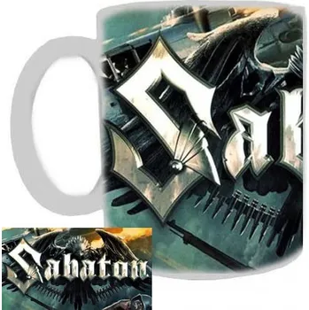 Sabaton - hrnek bílý - b