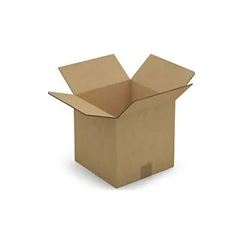 Obalový materiál Kartonová krabice 250x250x250mm, hnědá, klopová,pětivrstvá vlnitá lepenka (5VVL) | RAJA - Balení po 15 ks