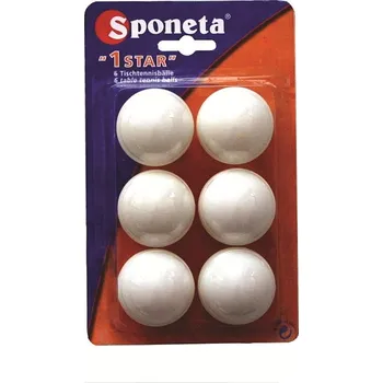 Stolní tenis Míčky na stolní tenis SPONETA Leisure * - 6ks