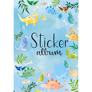 Sešit Avery Zweckform 57793 Album na samolepky A5, 8 listů, motiv dinosauři