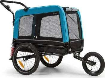 Přívěsný vozík pro psa Klarfit Husky Vario 75 x 87,5 x 136 cm