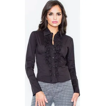 Dámská košile Dámská košile M012 - FIGL bílá XL