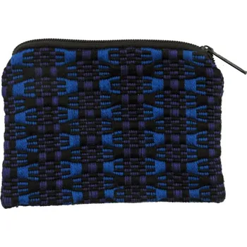 Peněženka Bavlněná peněženka na drobné mince tkaná 10 x 8 cm E