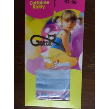 Dětské vzorované punčochové kalhoty Gatta světle modré s proužky 92-98 (dětské vzorované bavlněné elastické punčochové kalhoty 2-6let)