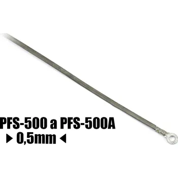 Příslušenství ke svářečce Řezací odporový drát ke svářečce PFS-500 a PFS-500A šířka 0.5mm délka 544mm