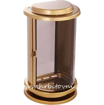 Smuteční dekorace Hřbitovní lampa 01e bronzová