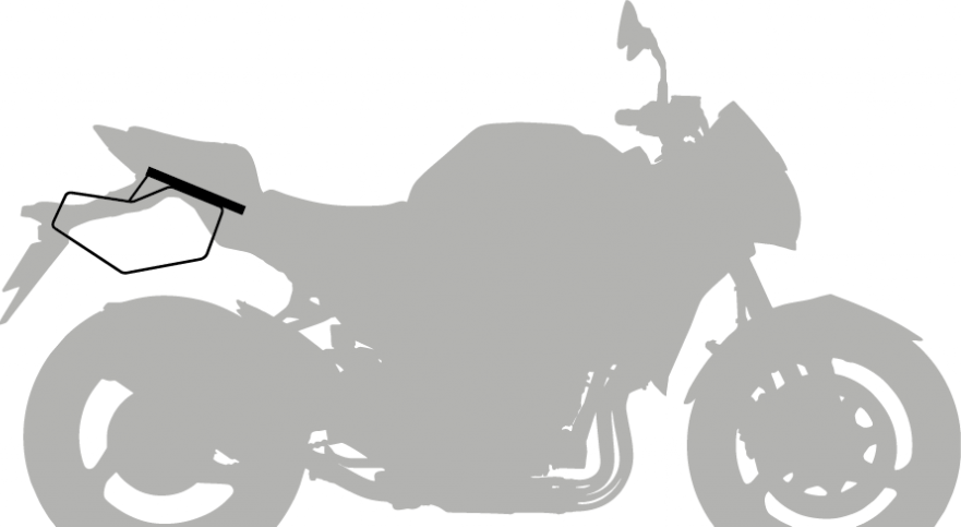 SHAD Support De Sacs Latéraux CB500F CBR500R CB500X - Qualité Moto Premium