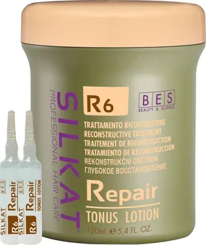 Vlasová regenerace BES Silkat R6 Repair Tonus Lotion 12 x 10 ml