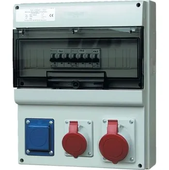 Rozvaděč D431.1011-2 D431.1011-2 - zásuvková rozvodnice jištěná s chráničem SCAME