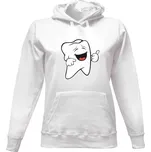Dámská mikina s kapucí s potiskem Vysmátý zoubek dámské