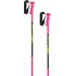 Sjezdová hůlka LEKI Racing Kids růžové/černé/bílé/žluté