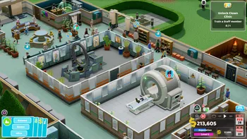 Two Point Hospital záběr ze hry