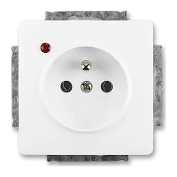 Elektroinstalační materiál ABB SWING 5598G-A02349B1 Zásuvka jednonásobná s ochranným kolíkem, s ochranou před přepětím