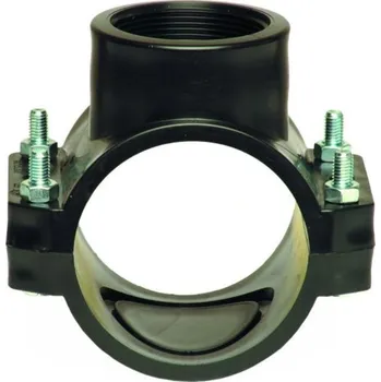 Vodovodní potrubí PE Navrtávací třmen 63 mm x 1" PN10 - Polyetylen UNI1019063004