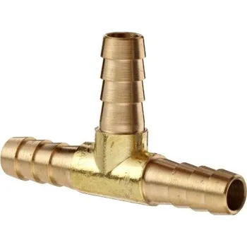 Vodovodní potrubí H2O Mosazný hadicový T-kus 3/8" (12,0 mm) 1490T.010