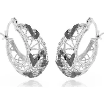 Náušnice Zlatnictví U Kostela Stříbrné ozdobné dámské kroužky velké 1532 409502181