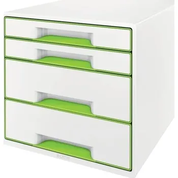 Archivační box Box zásuvkový Leitz WOW, 4 zásuvky, zelený