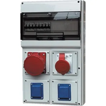 Rozvaděč D541.200110-2/4 D541.200110-2/4 - zásuvková rozvodnice jištěná SCAME