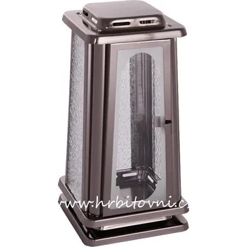 Smuteční dekorace Hřbitovní lampa 01i černé zlato