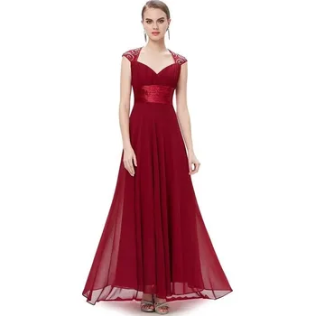 Dámské šaty Ever Pretty plesové šaty s flitry bordo 9672 Velikost: XS / 34 / 04 / 06