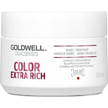 Vlasová regenerace GOLDWELL Dualsenses Color Extra Rich 60sec Treatment pro barvené vlasy 200ml