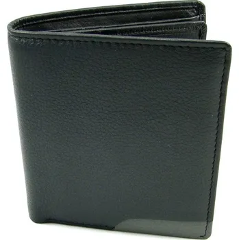 Peněženka Golunski Luxusní pánská kožená peněženka Černá