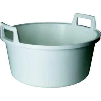 Umyvadlo Alfa Plastik Dřez - škopek plastový s dvěma úchyty 43 cm (bílá)