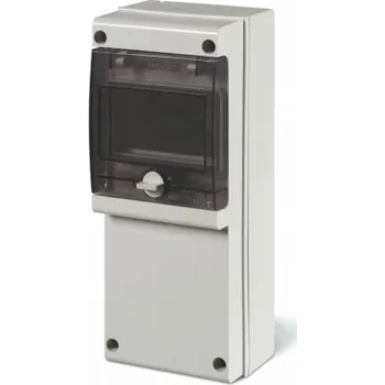 Rozvaděč 632.1510-000 632.1510 - zásuvková skříň BLOCK 1 bez otvoru - 4DIN SCAME