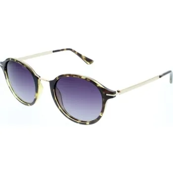 Sluneční brýle HIS 88101 hnědá lesk zlatá, čočka fialová gradál polarizovaná 5