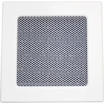 Větrací mřížka HACO 413651 mřížka krbová bílá 170 x 170 mm