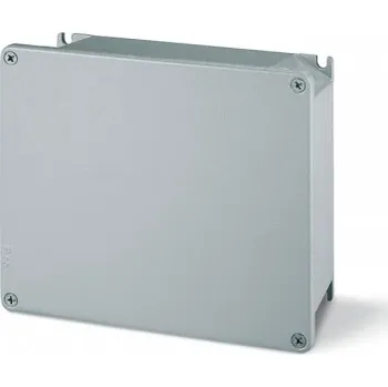 Elektroinstalační krabice 653.04 653.04 Hliníková krabice ALUBOX IP66 - 254x218x92mm SCAME