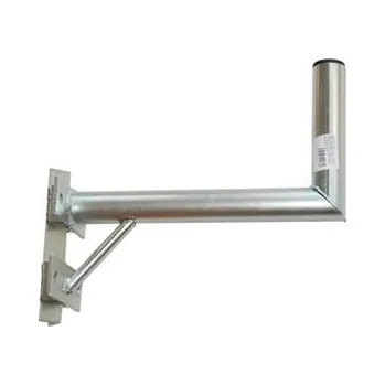 Anténní držák Držák antény 35cm s vinklem a vzpěrou, (na stožár 25-89mm), trubka 42/2mm, zinek Žár